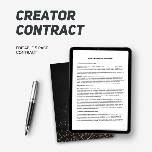 UGC Creator Contract